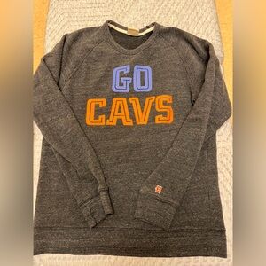 Gray GO CAVS Sweatshirt